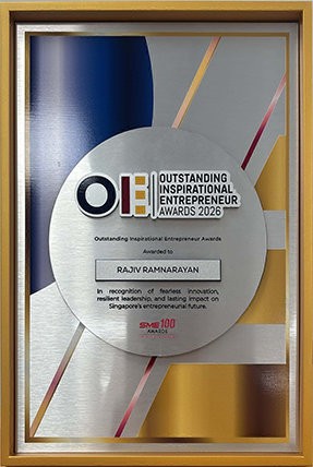 Outstanding Inspirational Entrepreneur Award 2026 Fast Moving Companies Certificate